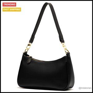Chic Tote Handbag with Removable Straps Zipper Closure Crossbody Shoulder Purse